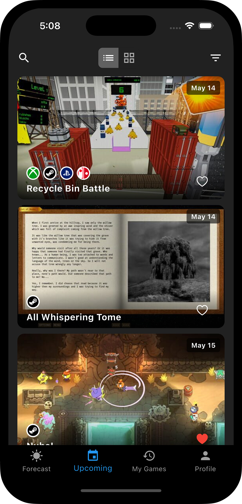 Discover Overlooked Indies screenshot